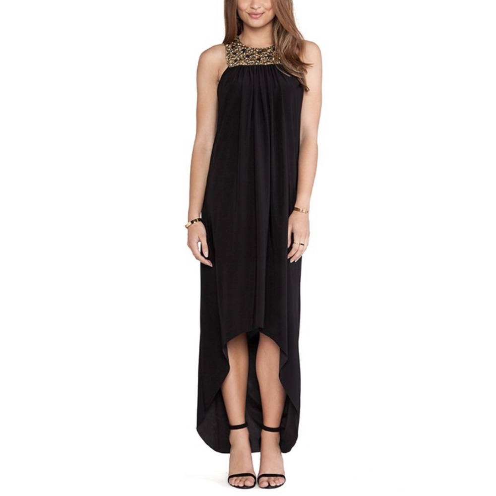 T-Bags LosAngeles Embellished Yoke Maxi Dress